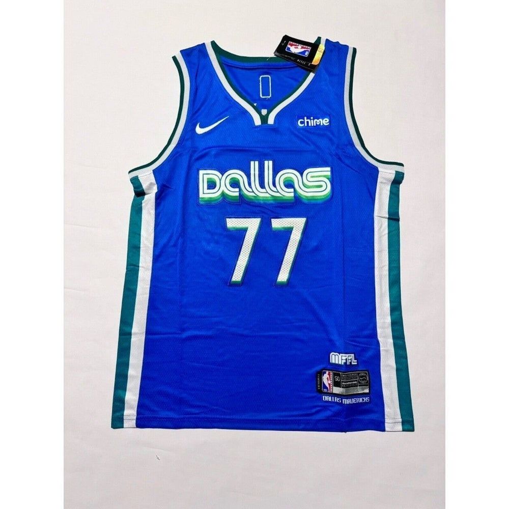 Men's Nike Dallas Mavericks 22/23 City Edition Luka Doncic Authentic Jersey L
